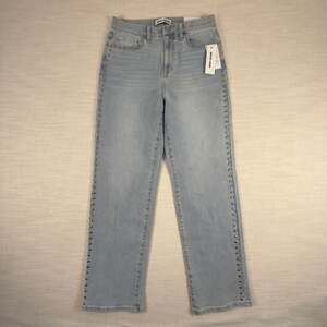 DKNY Jeans High Rise Straight Leg Studded Jeans Size 29